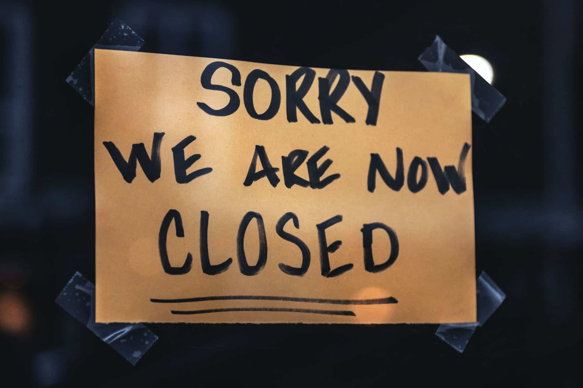 Kan de klantenservice dicht als mijn bedrijf vanwege corona gesloten is?